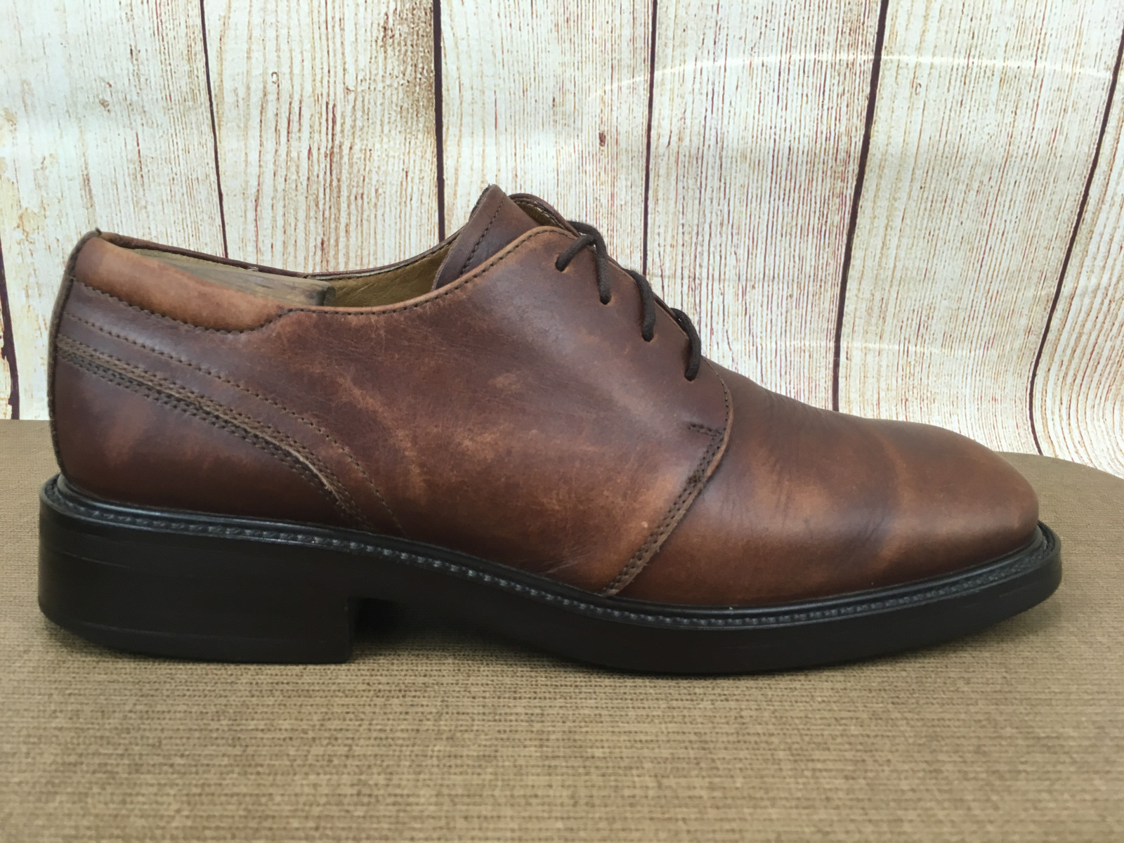 Bostonian Size 9 M Strada Brown Leather Premium Oxfords