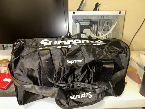 Supreme Duffle Bag Black | eBay