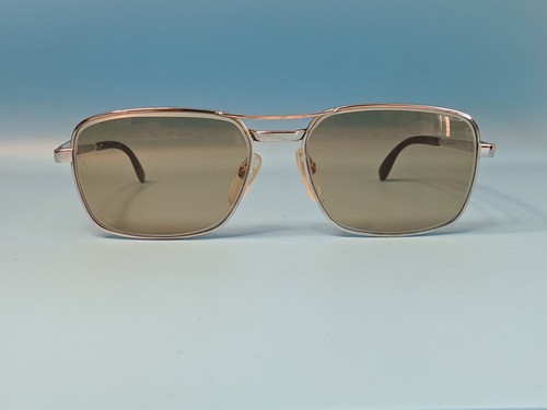 VINTAGE 60S RODENSTOCK LUGANO SILVER RECTANGULAR EYEGLASSES VINTAGE 60S RODENSTOCK LUGANO SILVER RECTANGULAR EYEGLASSES