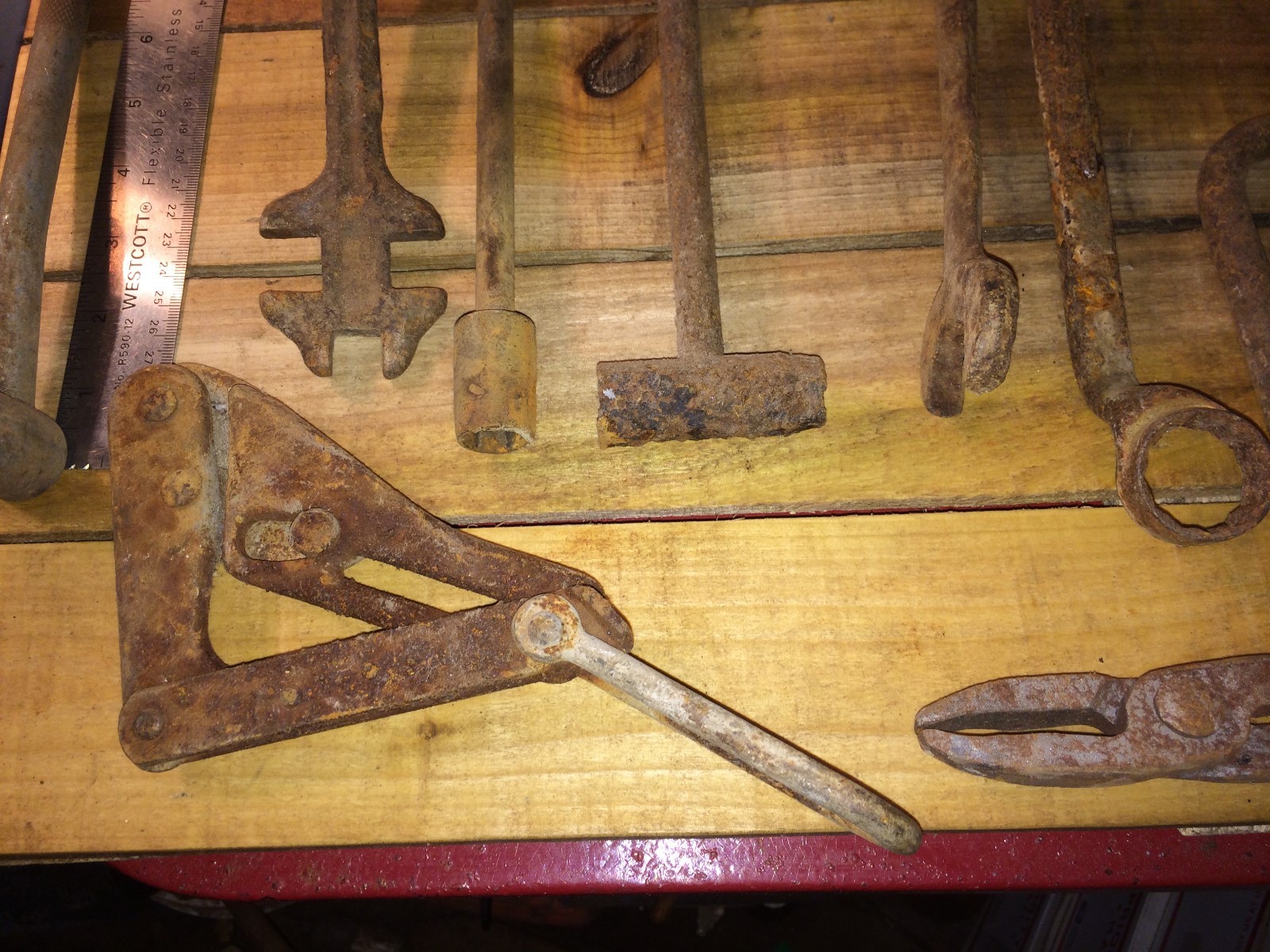 Lot Of Used Tools- Mixed Tools  HIT MISS ENGINES -STEAMPUNK