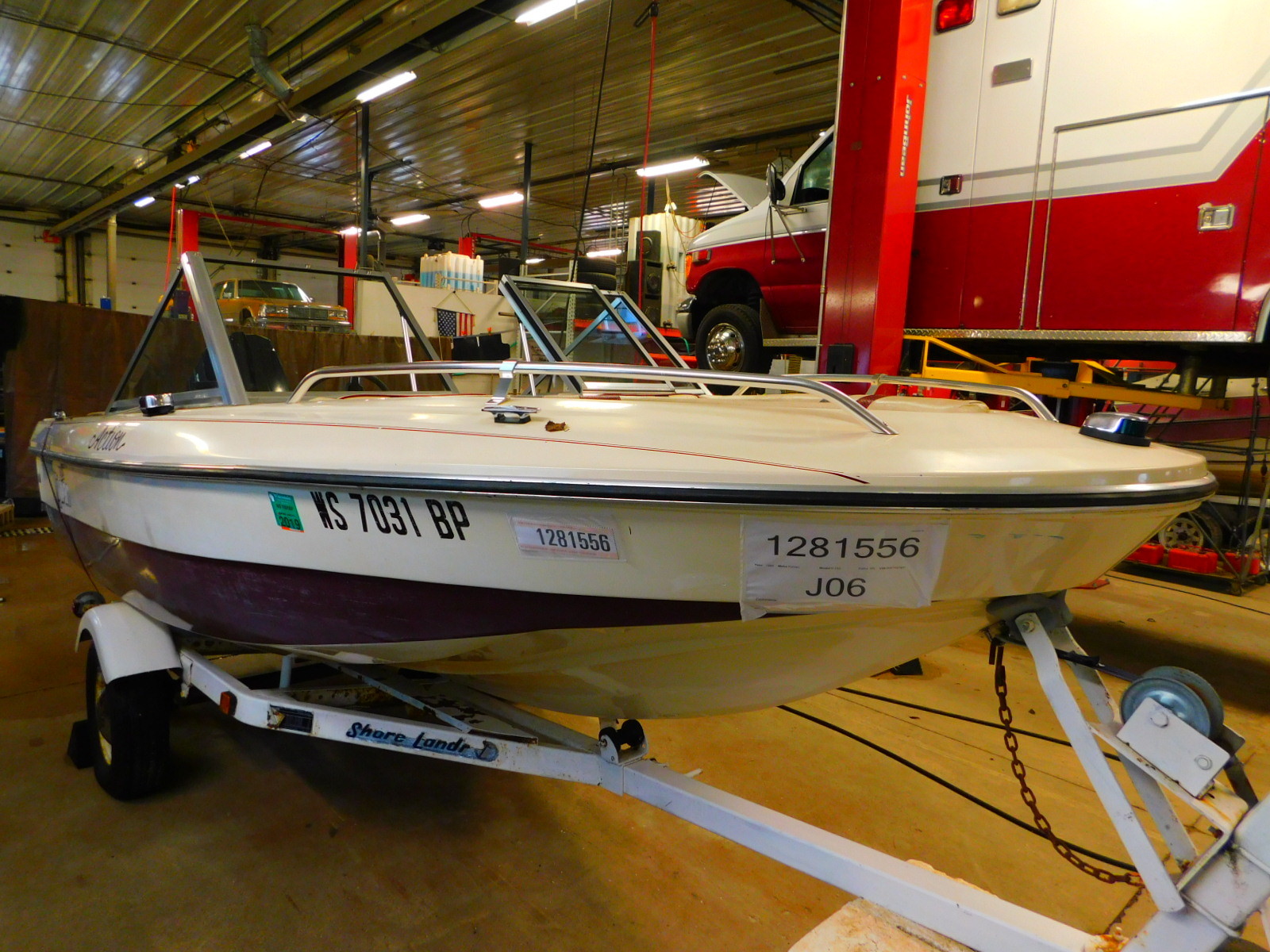 15' Sylvan V153 100HP Mercury Outboard Shorland'r Trailer T1281556