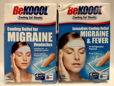 Be Koool Cooling Relief 1 Migraine 1 Migraine Fever Soft Gel