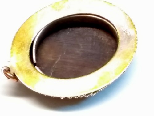 Antique 800 Silver Hand Carved Cameo Pendant