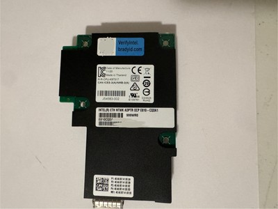 INTEL E810-CQDA1 1-Port 100 Gigabit Ethernet Adapter PCI Express 4.0 x16 Optical