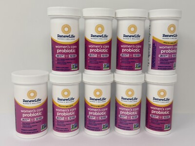 9 - Renew Life Women's Care Probiotic 25 Billion CFU -300 Capsules Total- 05/25+