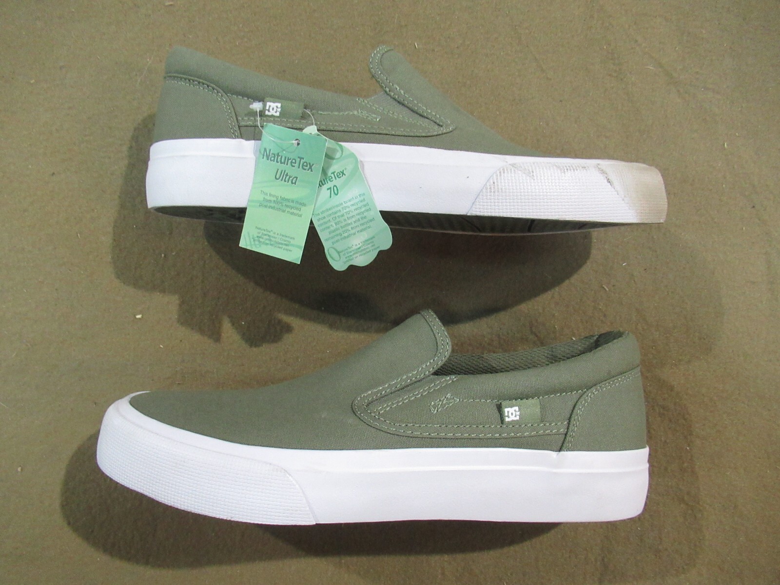 DC Shoes Trase Slip On Womens 8 Skateboard Y2K Green | eBay