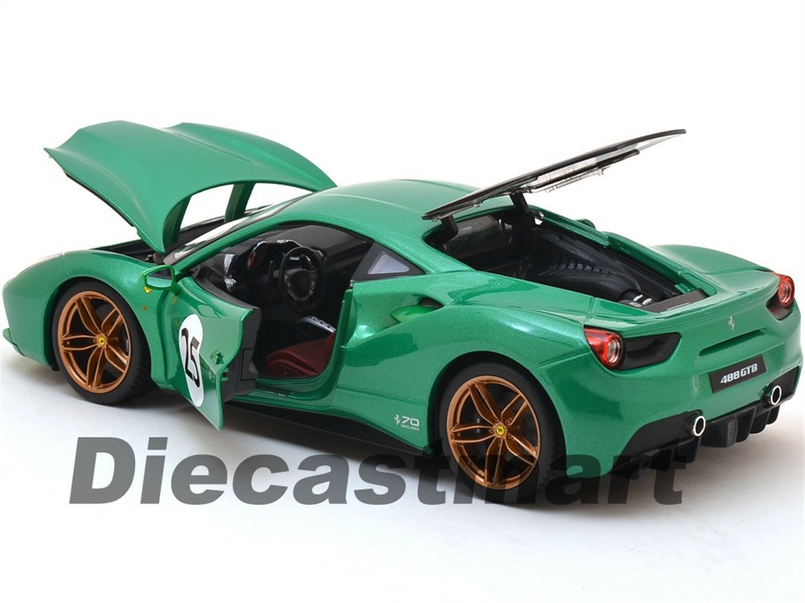 Bburago 18 76101 Ferrari 488 Gtb 25 Jewel 70th Anniversary
