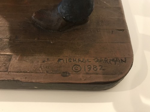 1982 MICHAEL GARMAN SCULPTURE ART COWBOY JUKEBOX PABST BLUE RIBBON BEER!