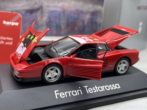 🇺🇦 1/43 Ferrari Testarossa Red Herpa Germany 1:43 Marry
