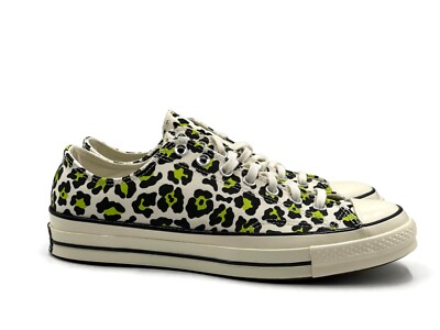 Converse Chuck Low 70 Mens Casual Skate Shoe White Animal Print Athletic Sneaker