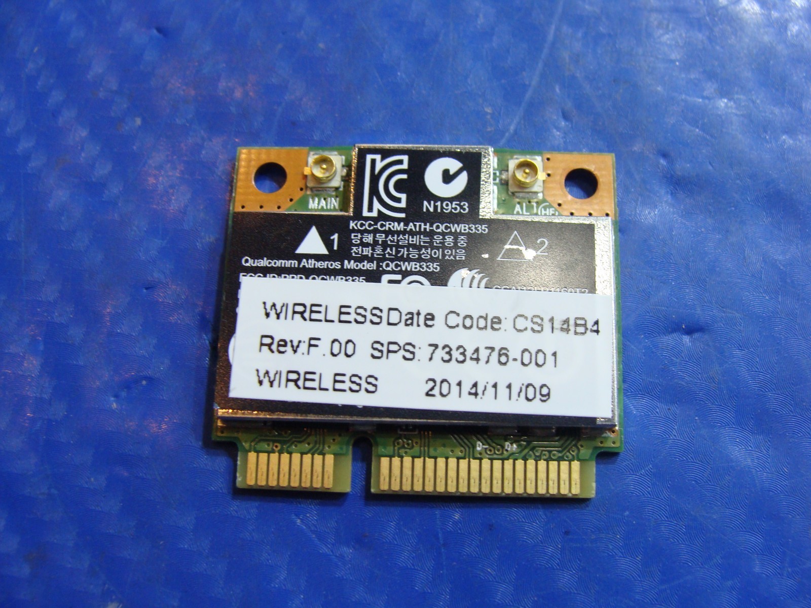 HP Envy 15.6" m6-n113dx Genuine WIFI Wireless Card QCWB335 733476-001 GLP*