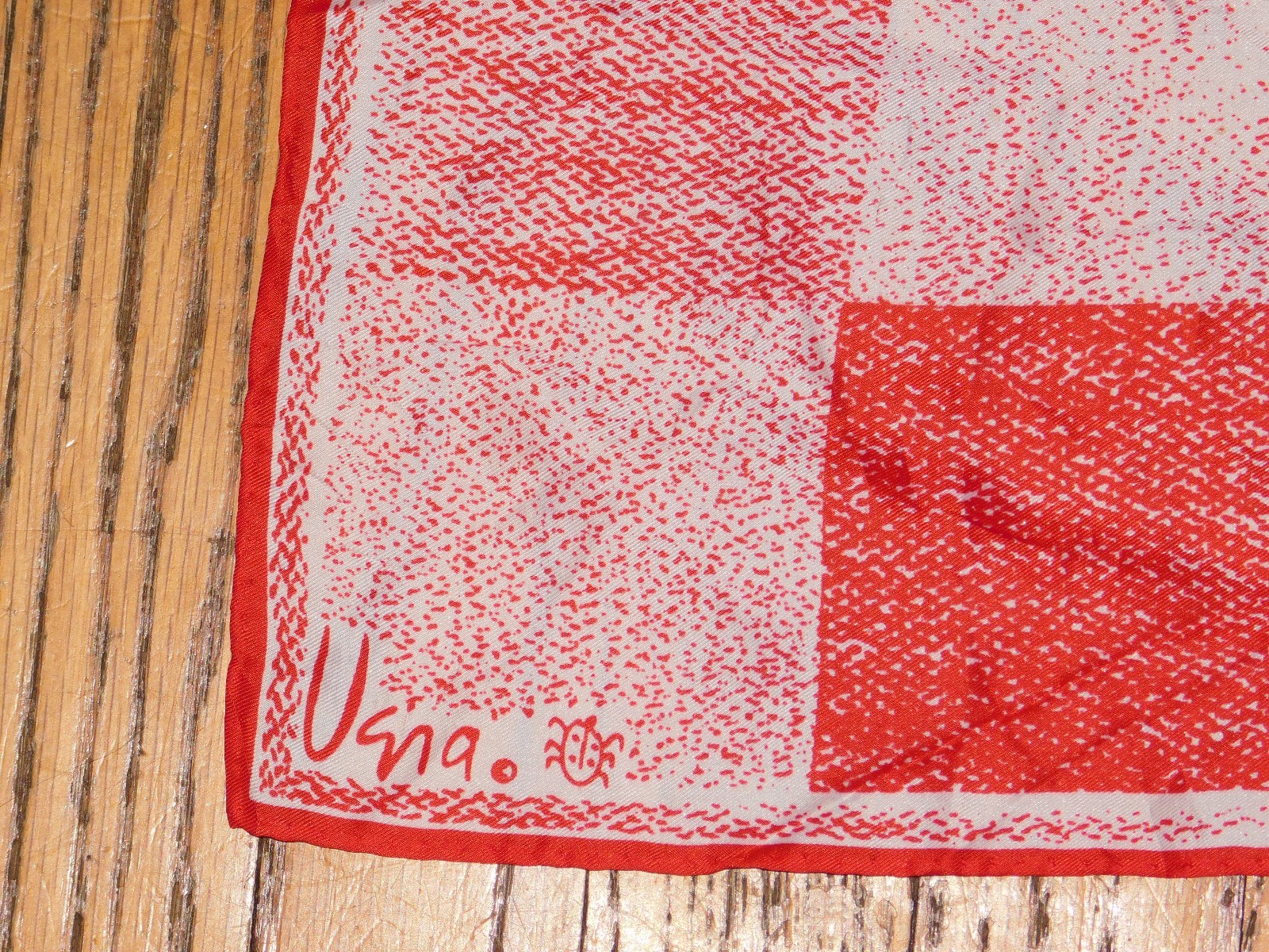 Vintage Vera Neumann Silk Rayon Blend Made In Japan Square Scarf 25