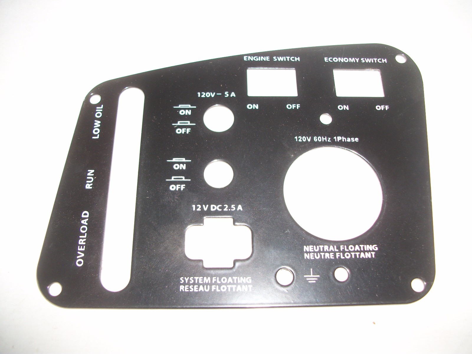 60886 Metal Control Panel Only for a PH500WI Powerhouse Generator 04120110