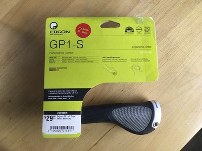 LEFT Open Box RIGHT ERGON GP1-S Performance Comfort Mtn Bike Grips