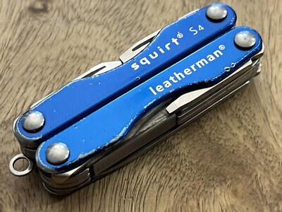 Retired Leatherman Squirt S4 Knife Tweezers  Very Nice!!!  Solid!  DISCONTINUED