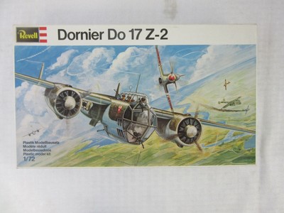 VINTAGE REVELL 1/72 DORNIER DO 17 Z-2 MODEL KIT 4337