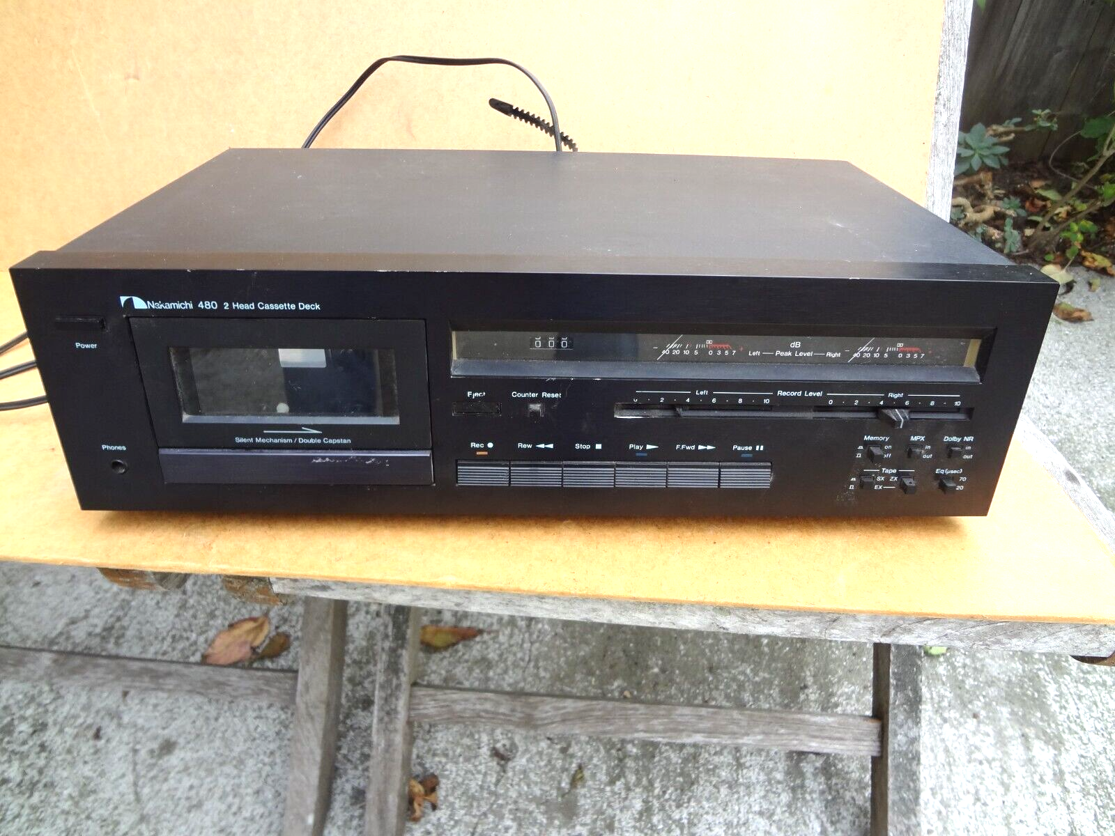 Nakamichi 480 2 Head Cassette Deck | Nakamichi 480 Cassette Deck Nakamichi 480 2 Head Cassette Deck | Nakamichi 480 Cassette Deck