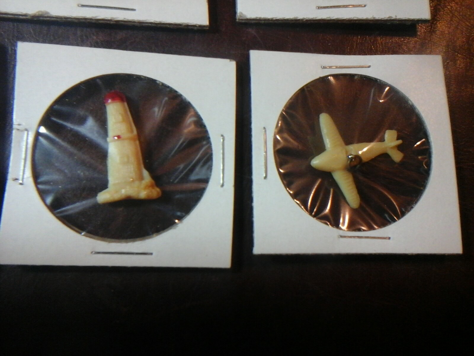 Vintage cracker jack charm lot with metal hoops