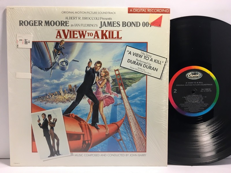 A View To A Kill Soundtrack View to a Kill Soundtrack LP - Capitol SJ 12413 - Tested EX Vinyl