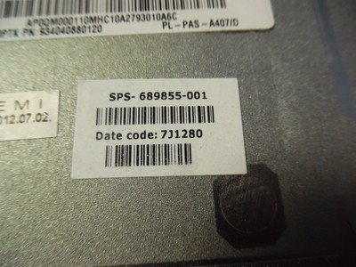 HP ENVY 6-1010us Series RED Base Bottom Case Bezel 689855-001 (E19-19)