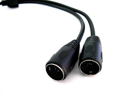 YAMAHA EZ-TP MIDI Adaptor Duo Cable~6 Pin Mini Male-2-5 Pin Females~1.5 Ft~NEW!