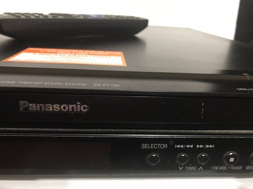 Panasonic SA-PT750 Home Theater 5-Disc Changer DVD/CD/XM/HDMI System w/Remote