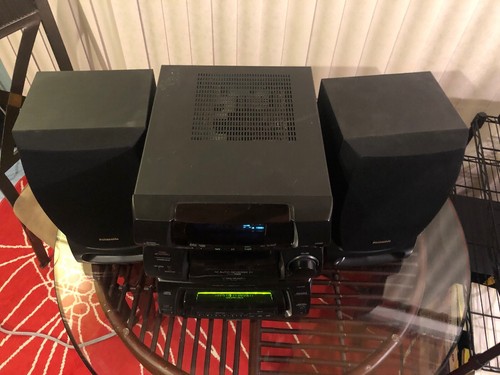 Panasonic Stereo Boombox SA-CH64M 60 Plus 1 Cd Changer System Read Description