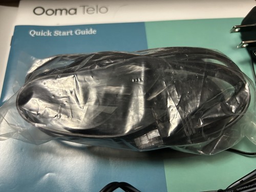 OOMA Telo Home Phone VOIP Home Phone Service Black 110-0119-601 Used