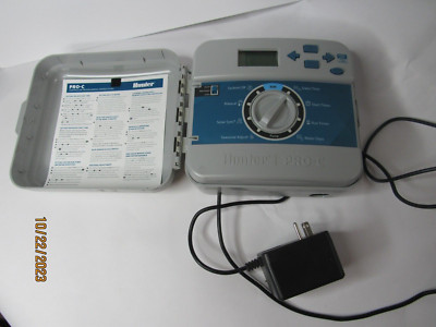FOR PARTS Hunter Pro-C PC-400i 13-Zone Station Indoor Sprinkler Timer Controller