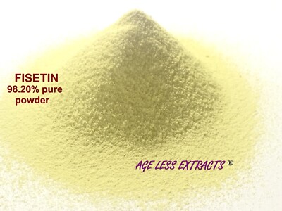 FISETIN powder 98.20%, anti-oxidant, anti-aging.  We're right here in the USA.