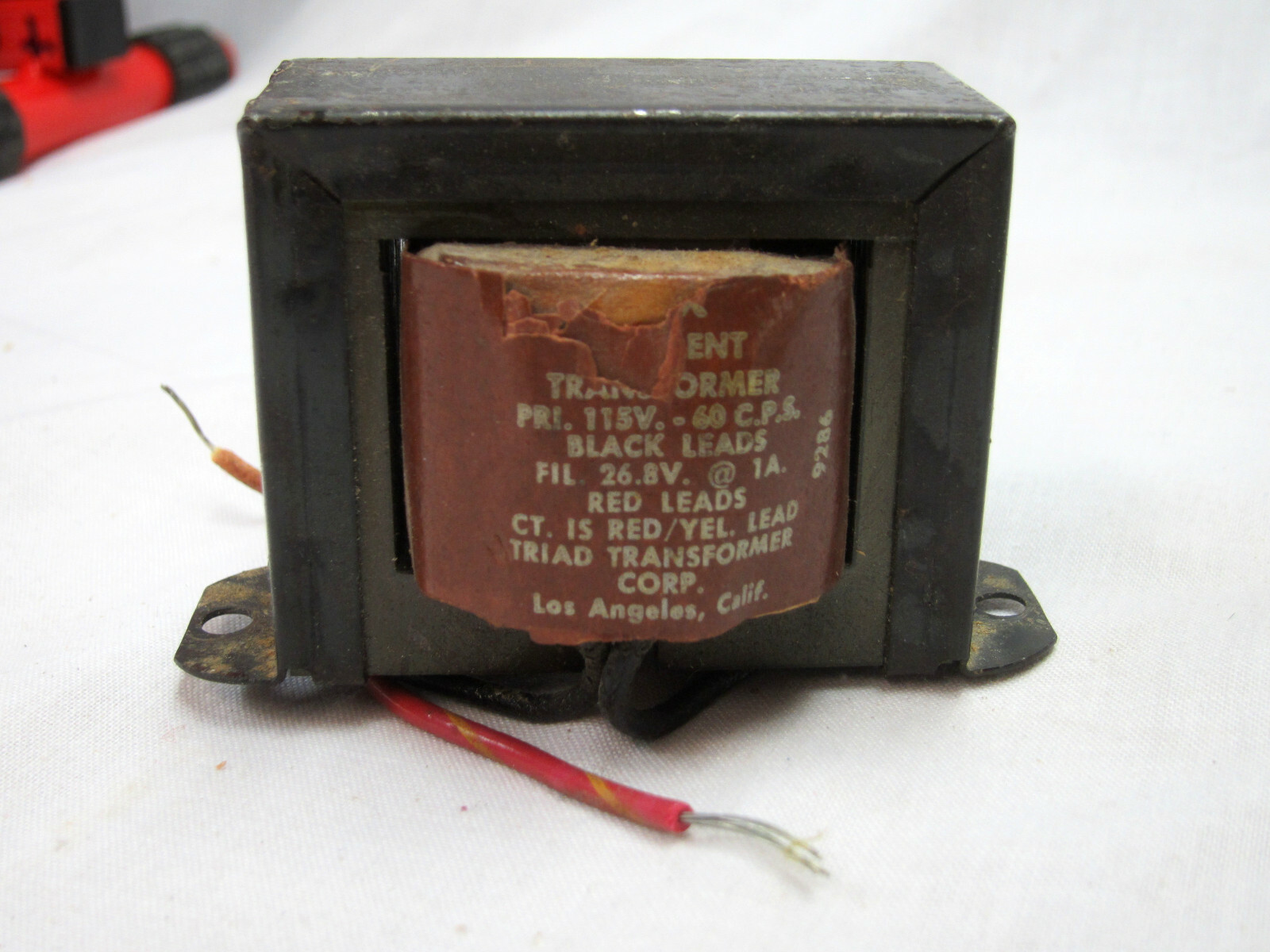 Used Vintage Triad F40X Filament Transformer 26.8v 1A TestedのeBay公認