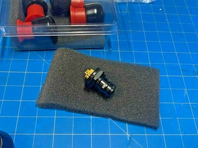 (QTY. 5) ITT Cannon Nemesis Quick Term High Speed Mllitary Connector NEM-QTHS