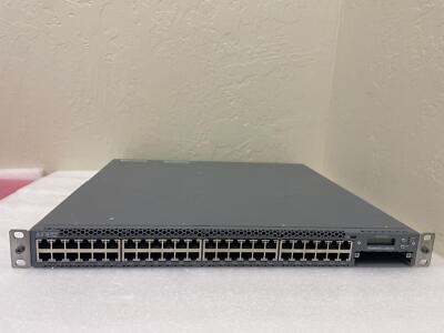 JUNIPER NETWORKS EX4300-48T SWITCH EX4300, 2x DPS-350AB-22 POWER SUPPLIES, JUNOS