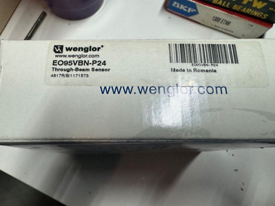 Wenglor Thru Beam Sensor EO95VBN-P24 New!! Free Shipping.