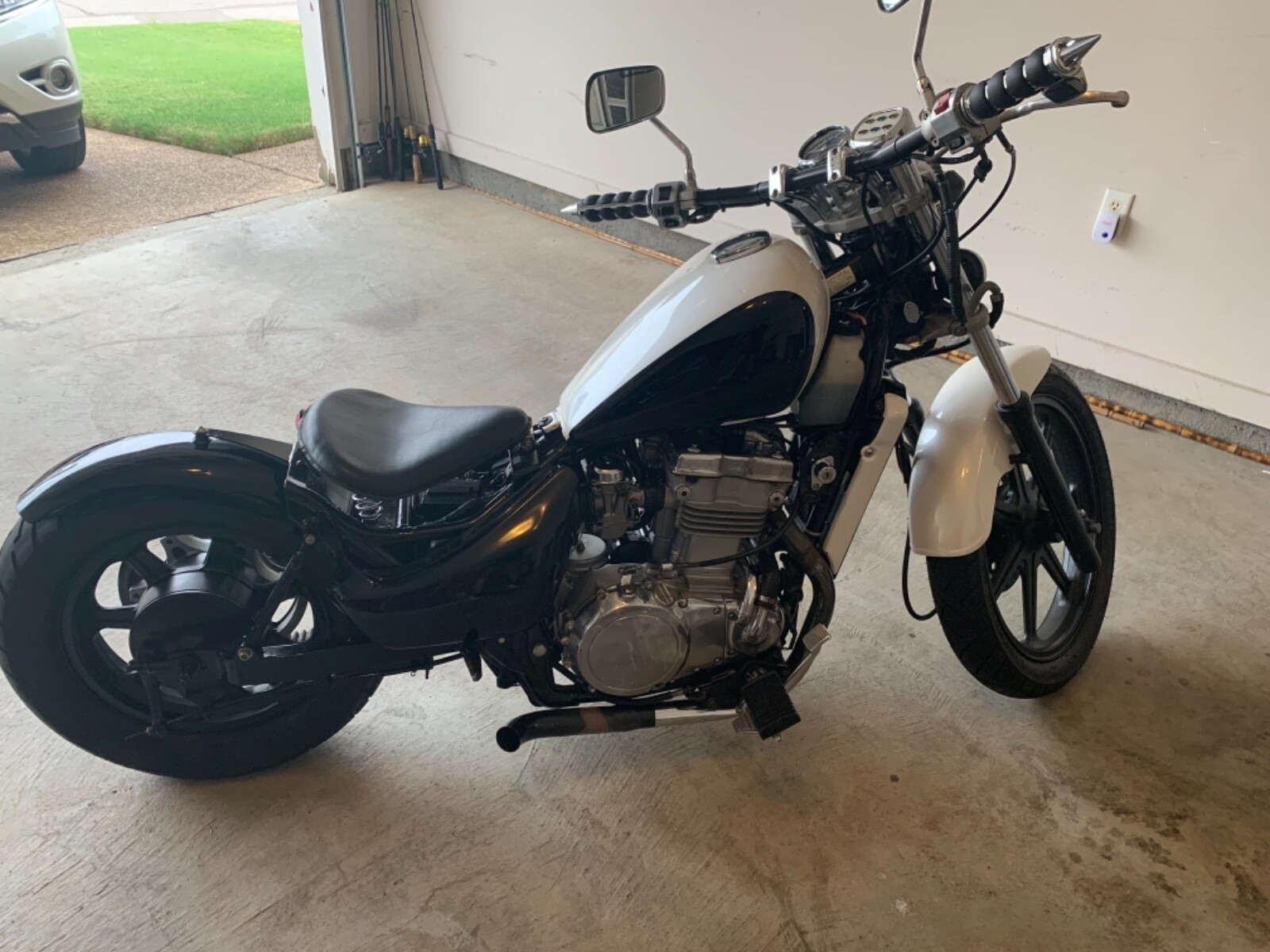 Custom Bobber Motorcycle