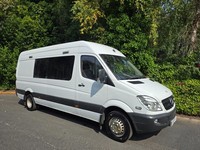 2013 MERCEDES-BENZ SPRINTER 3.0 CDI 519 AUTOMATIC CREWVAN HIGHROOF LWB EX POLICE