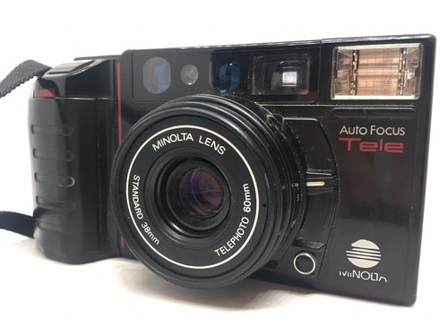 MINOLTA　AF-Tele　2台セット(^^) 完動品】Minolta AF-Teleフィルムカメラ 2単焦点モード
