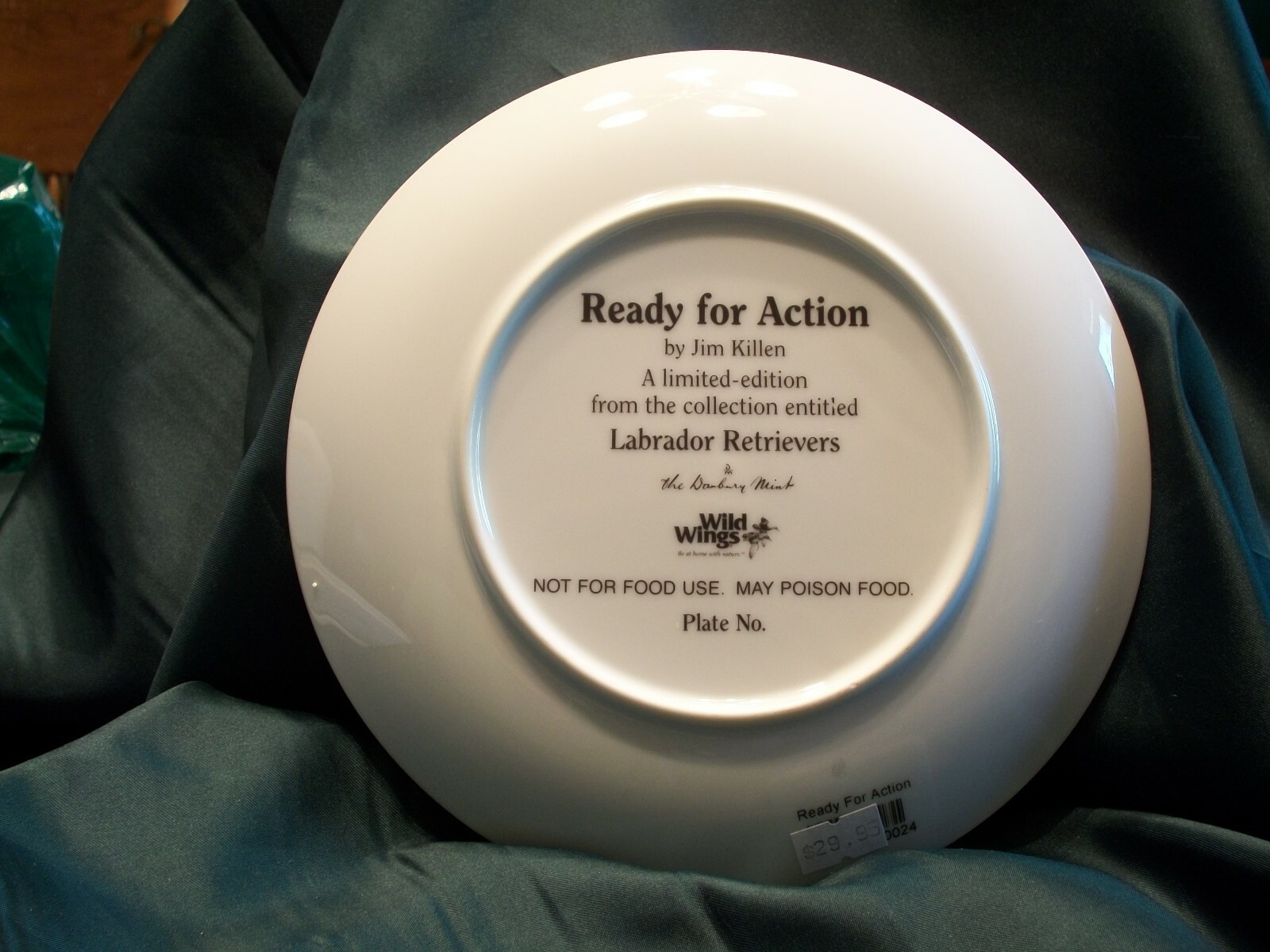 Wild Wings Plate Labador Retrievers  By Jim Killen  Ready for Action