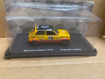 RALLY 1:43 SALVAT IXO RENAULT 5 ALPINE 1978 RAGNOTTI - ANDRIE