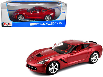 2014 Chevrolet Corvette C7 Stingray Metallic Red 1/18 | eBay