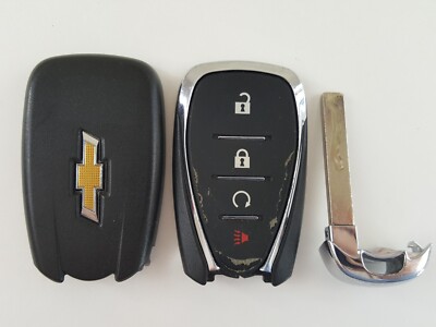 ORIGINAL CHEVROLET SHELL FOR SMART KEY FOB NO ELECTRONICS CASE ONLY 4-BUTTON USA