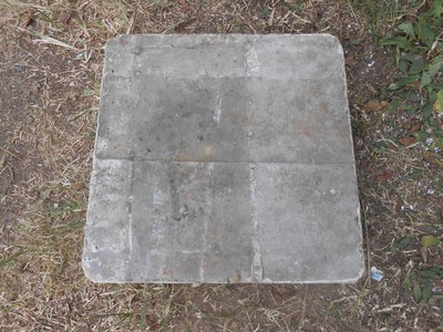 5 Large Antique Cement Column Bases Round & Square Great For Statues&Ornaments