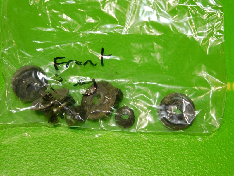 88-91 Civic CRX OEM front sway stabilizer bar beam mount bolts nuts bushings SET