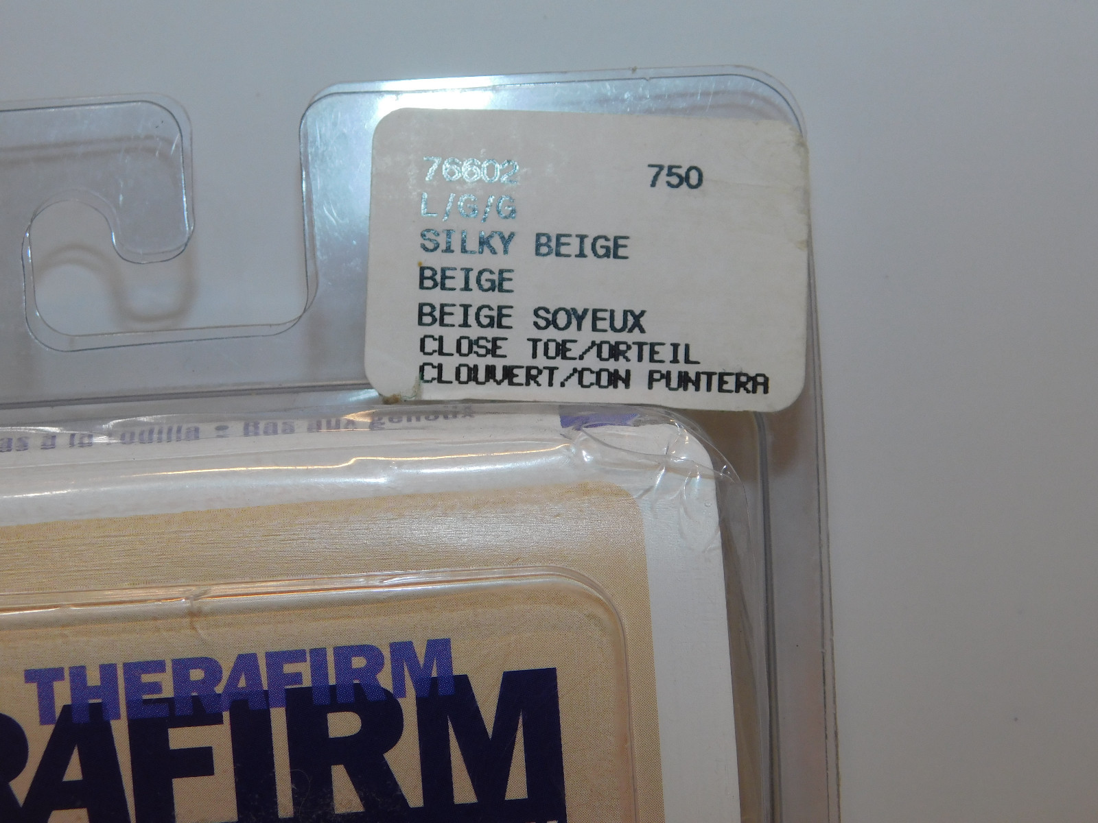 Therafirm Gradient Compression Hosiery 30-40 mmHg Knee High CLO/Toe LG Beige