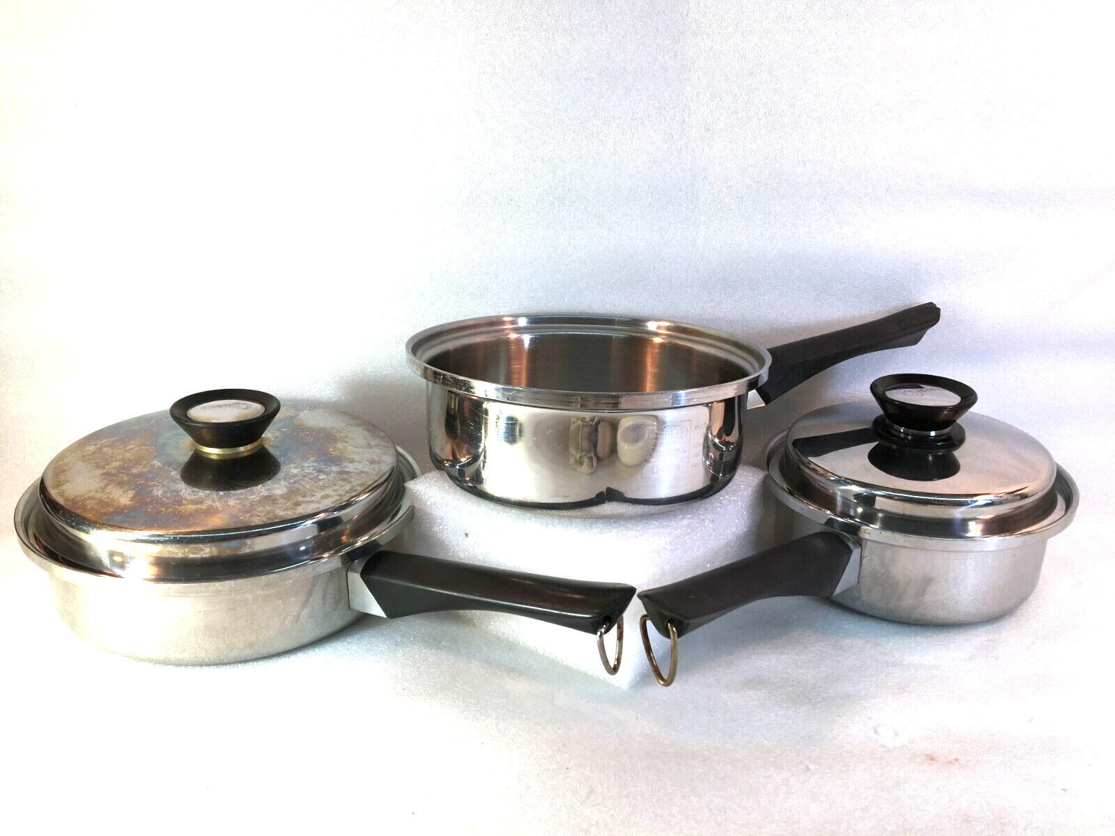 Vintage Royal Queen 3 Ply Stainless Steel Waterless Cookware Set