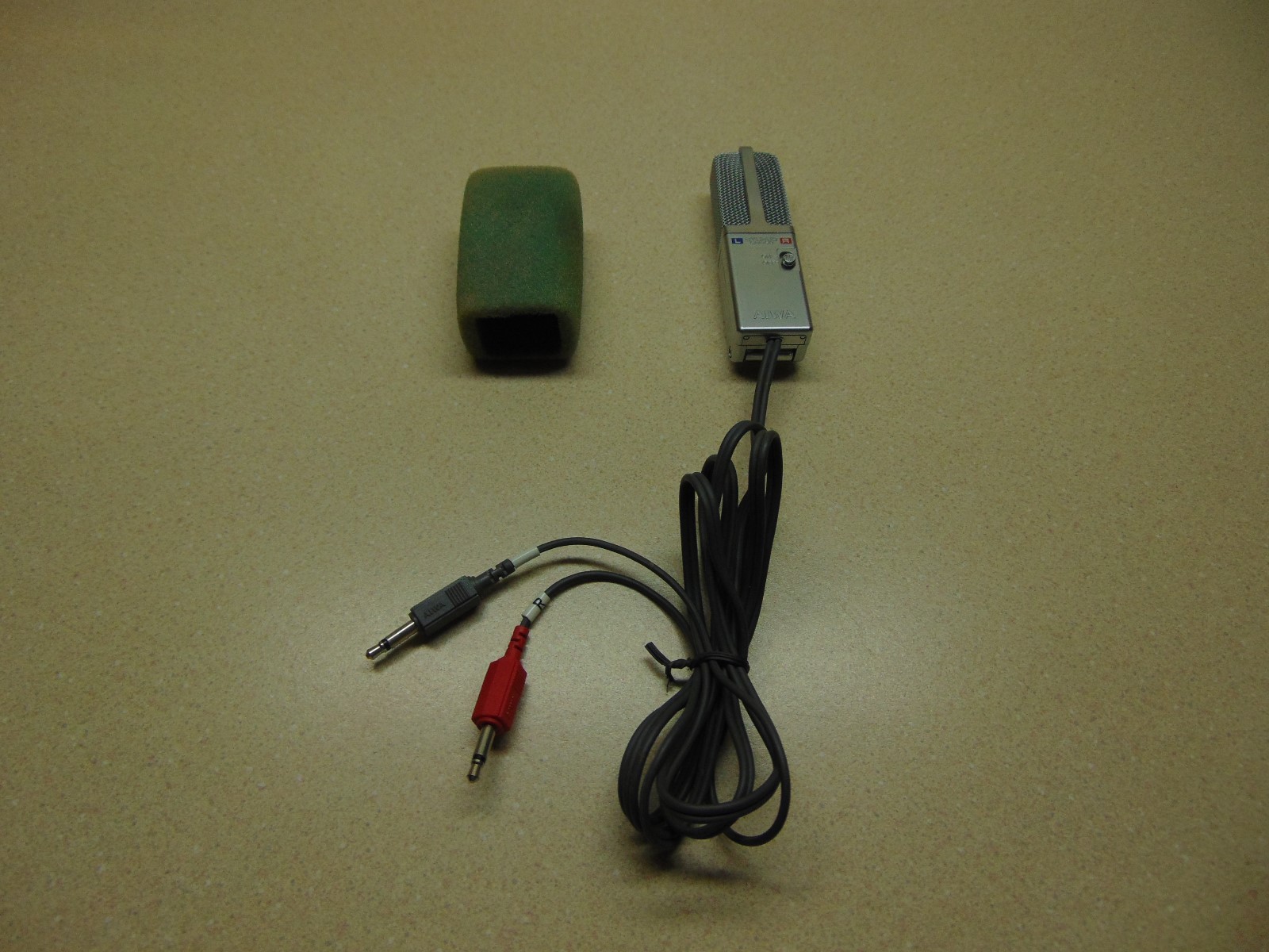 Vintage AIWA CM-30 Mini One-Point Stereo Condenser Microphone