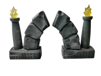 Mega Bloks Castle Stone Arch Lot of 2 Dragons Fire & Ice Replacement PC AM02026