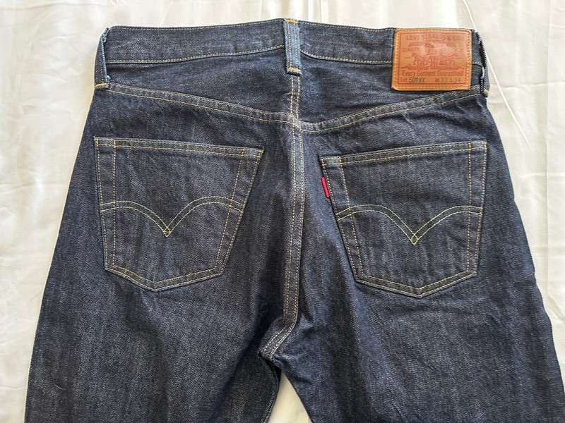 Levi’s 501XX LVC W34L36 Levi's LVC 1947 501® Organic Rigid Selvedge Jeans 33W Japan Made