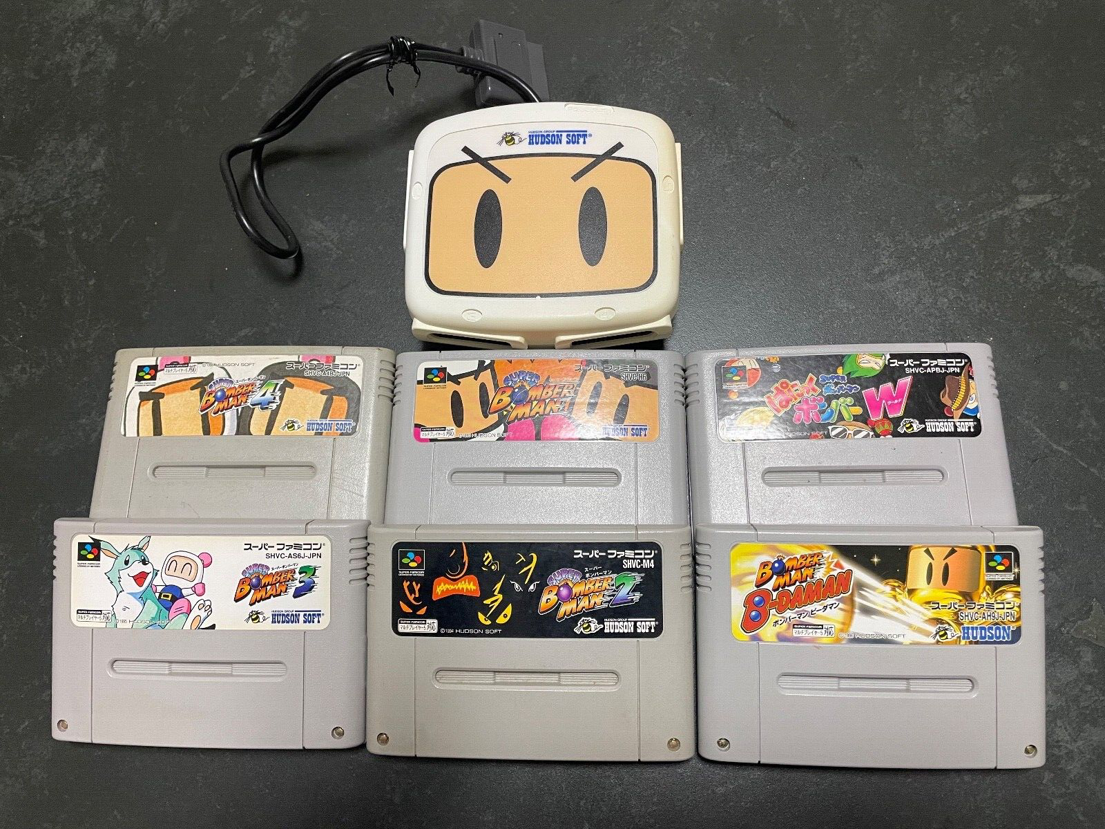 Super Bomberman Bomber Man 6 set of Super Famicom SFC Japan Super Bomberman Bomber Man 6 set of Super Famicom SFC Japan