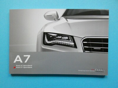Prospekt / Katalog / Brochure - Audi A7 und S7 Sportback - 04/12